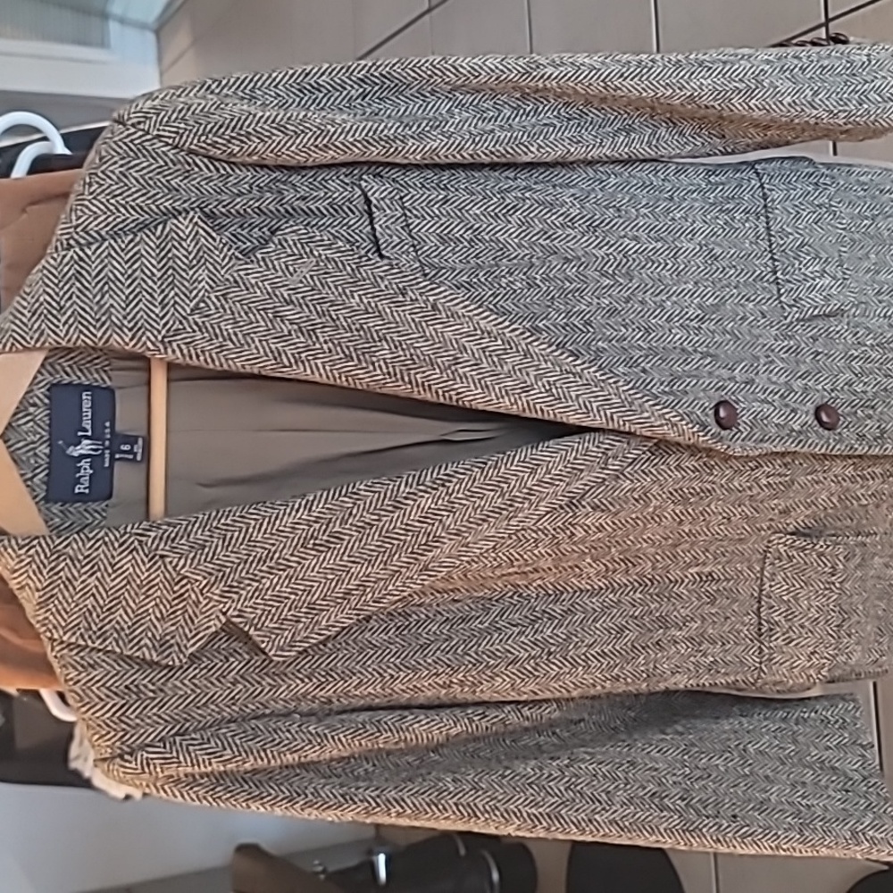 Herringbone Wool Jacket/Blazer